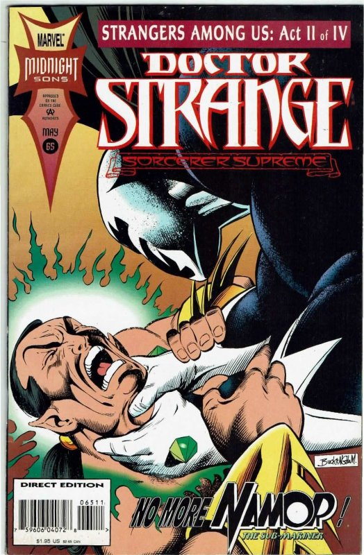 Doctor Strange, Sorcerer Supreme #65 (1988 v1) Namor Vengeance VF