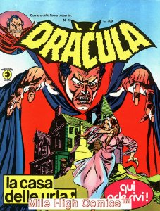 DRACULA MAGAZINE (TOMB OF DRACULA ITALIAN) (1976 Series) #1 Very Fine