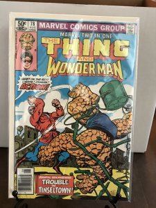 Marvel Two-in-One 78  9.0 (our highest grade) Thing & Wonder Man! 1981