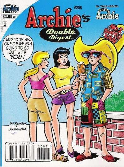 Archie's Double Digest Magazine #208 VF/NM ; Archie | ice cream bar