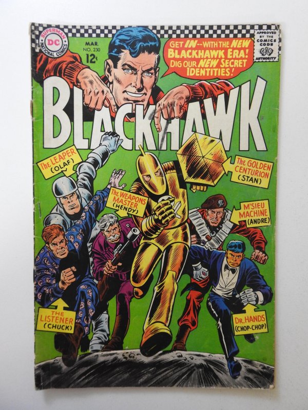 Blackhawk #230 (1967) VG- Condition! 3 extra staples added