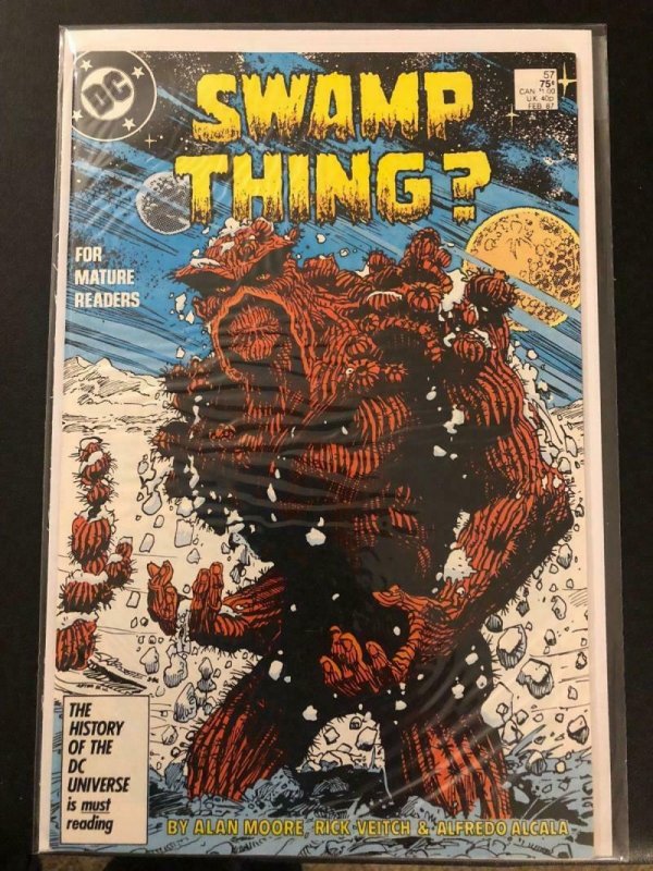 SWAMP THING #57, NM-, Rick Veitch, Alan Moore, DC 1982 1987  more in store