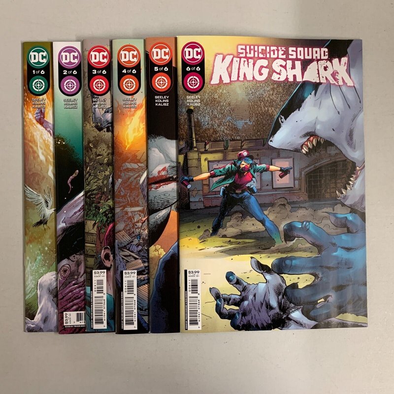 Suicide Squad King Shark #1-6 Set (DC 2021) 1 2 3 4 5 6 Tim Seeley (9.2+) 