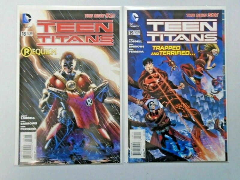 Teen Titans lot:#1-19 4th Series NEW 52 18 different 8.0 VF (2011)