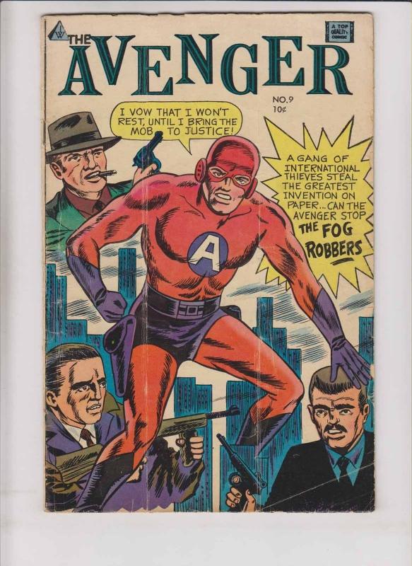 the Avenger #9 GD+ silver age super hero comic