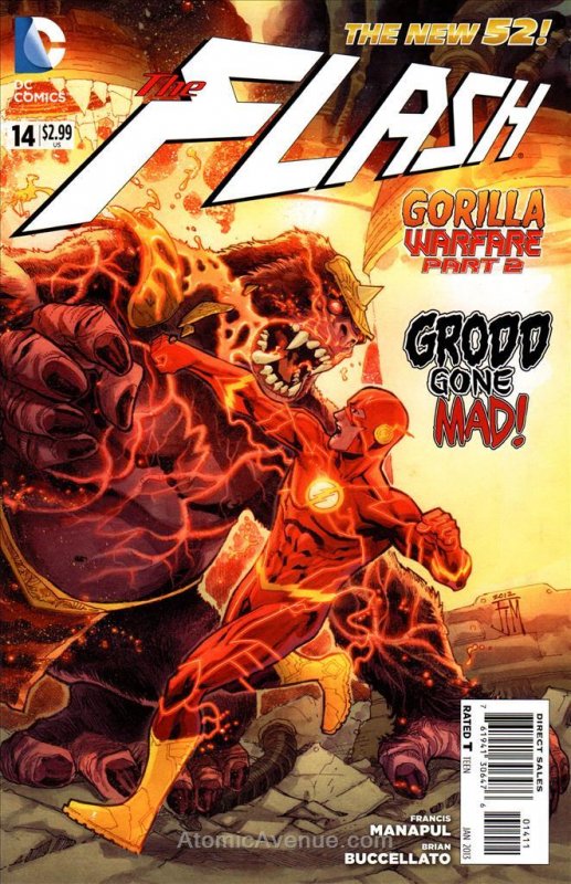 Flash, The (4th Series) #14 FN ; DC | New 52 Gorilla Grodd