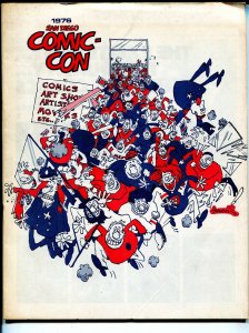 San Diego Comic-Con Program Book 1976-Aragones-Ditko-Schulz-historic-VG/FN 