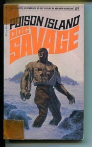 DOC SAVAGE-POISON ISLAND-#57-ROBESON-G-JAMES BAMA COVER-1ST EDITION G