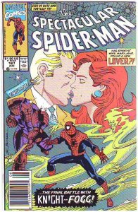 Spider-Man, Peter Parker Spectacular #167 (Oct-90) NM/NM- High-Grade Spider-Man