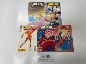 5 Valor DC comic books #11 14 15 16 17 24 KM21