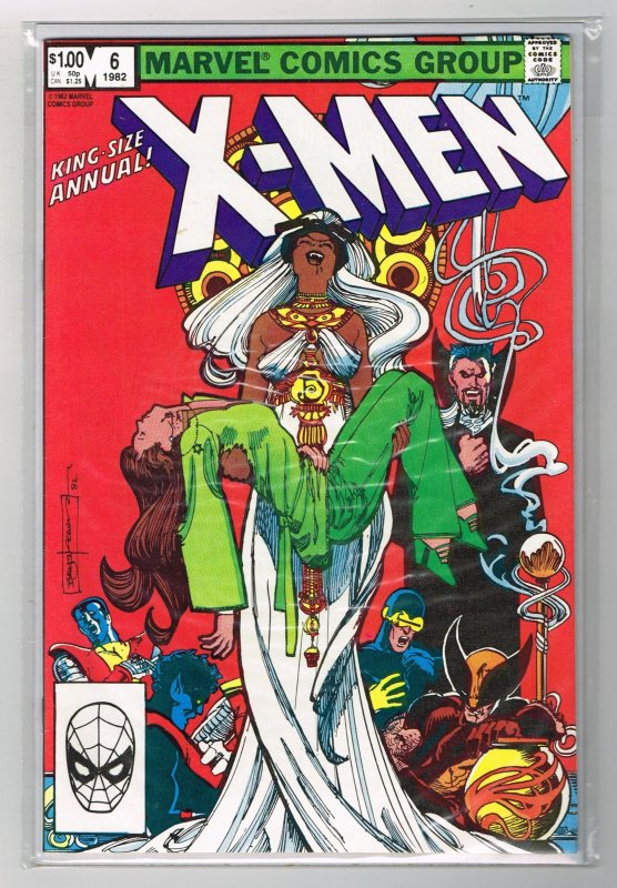 X-Men #6 (1982) ANNUAL    Marvel Comic