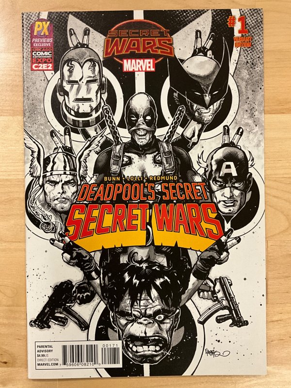 Deadpool's Secret Secret Wars #1 C2E2 Cover (2015)