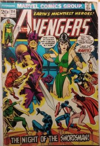 The Avengers #114 1st Mantis cover (1973) MCU