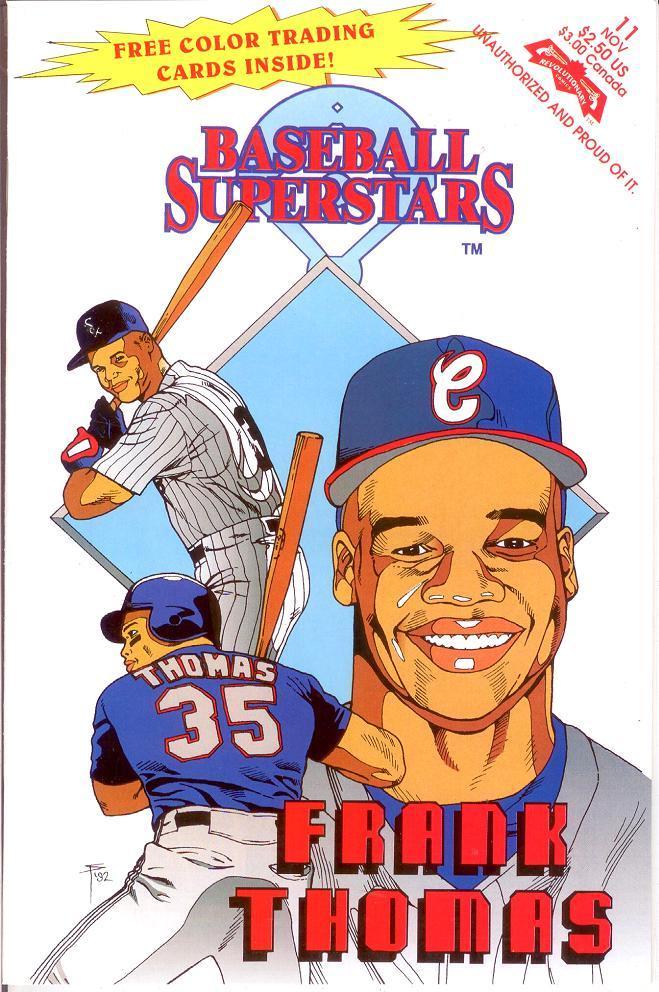 Baseball Superstars Comics (1991 RR) 11vfnm Frank Thom Comics Book