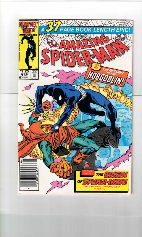 The Amazing Spider-Man #275 (1986) 8.0 VF