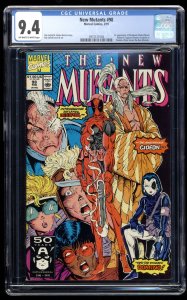 New Mutants #98 CGC NM 9.4 Off White to White 1st Appearance Deadpool!