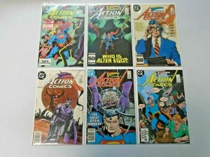 Superman Action Comics Lot From: #551-578 12 Different 8.0 VF (1984-86)