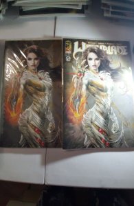 Witchblade #1 (2024) Natalie Sanders trade/virgin set