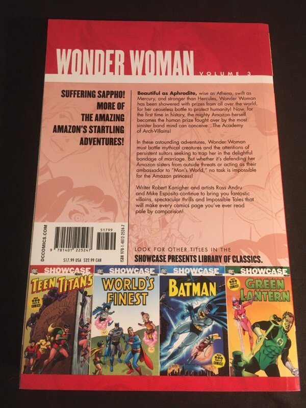 SHOWCASE PRESENTS WONDER WOMAN Vol. 3 Trade Paperback