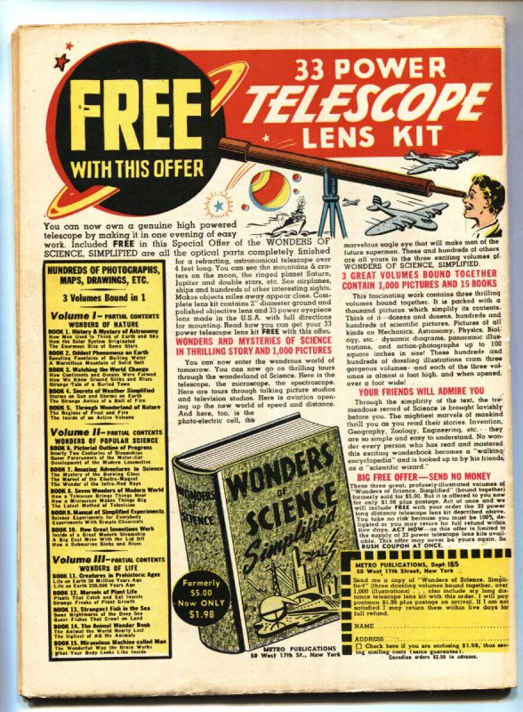 FLASH COMICS #42 1943 Golden-Age DC comic book-nice copy! 