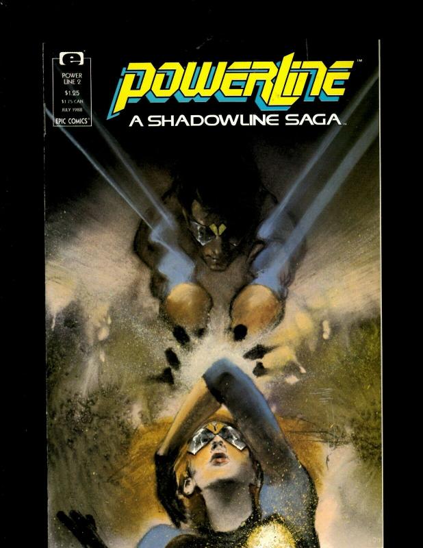 11 Comics Marvel Onslaught, Epilogue, X-Men, Powerline #1 2 3 4 5 6 7 8 JF25 