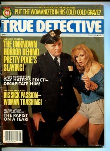 TRUE DETECTIVE-AUGUST-1990-SICK PASSION-SLASHER-RAPIST-GD/VG G/VG 