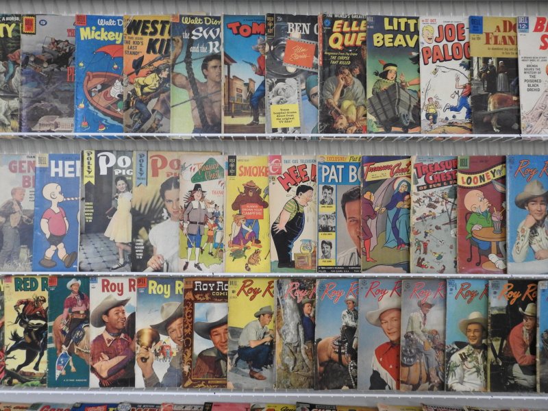 Huge Lot 140+ Golden/ Silver Age Comics W/ Western,  Drama, Funny Animal+ Avg Gd