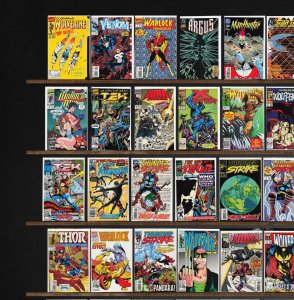 Huge Lot 150+ Comics with X-Factor, Wolverine, Thunderstrike, Wolfpack & More!