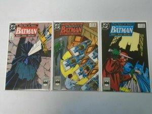 Batman run #433-435 The Many Deaths of the Batman 8.0 VF (1989)