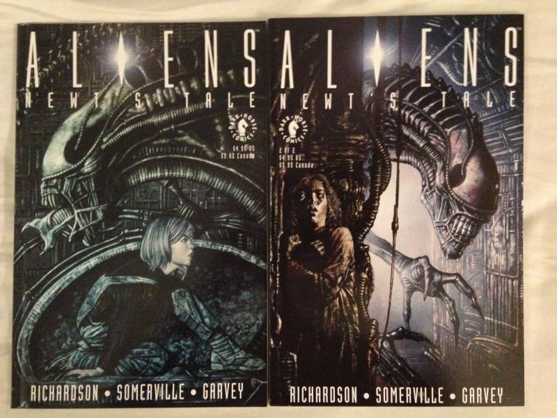 ALIENS : NEWT'S TALE - Complete Two (2) Issue Mini Series Lot - #1, and #2