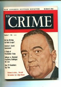 U.S. CRIME-#1-DEC 1951-PULP-HOOVER-FBI-SOUTHERN STATES PEDIGREE-vf