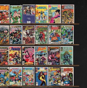 Huge Lot 150+ Comics with The Avengers, Fantastic Four, X-Factor & More!