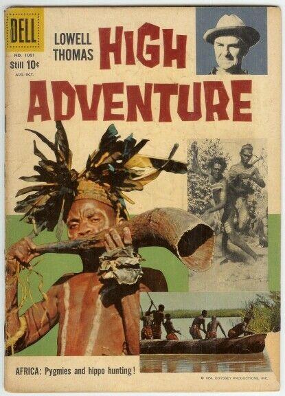 HIGH ADVENTURE (1958-1959 DELL) F.C.1001 FR-G PHOTOCOVE COMICS BOOK