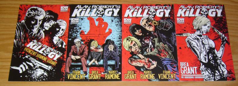 Alan Robert's Killogy #1-4 VF/NM complete series - the Ramones - life of agony C