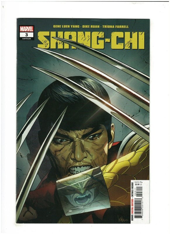 Shang-Chi #3 NM- 9.2 Marvel Comics 2021 vs. Wolverine