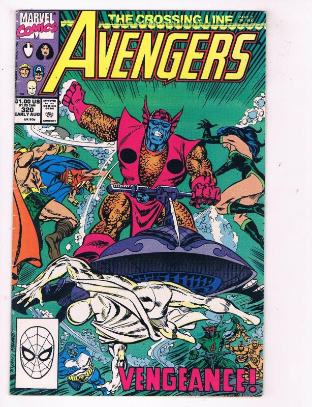 Avengers #320 VG/FN Marvel Comics Comic Book Capt America Aug 1990 DE41 AD18