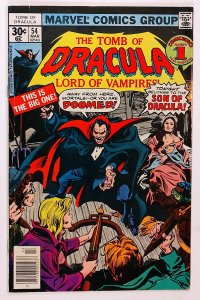 Tomb of Dracula #54 (5.5, 1977) 1st cameo appearance of Janus