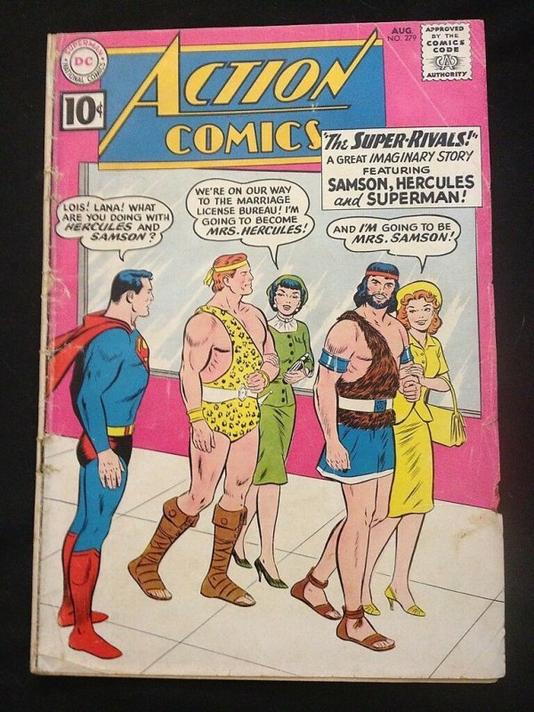 ACTION COMICS #279 G Condition