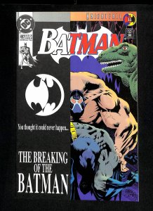 Batman #497 Bane Breaks Batman's back!