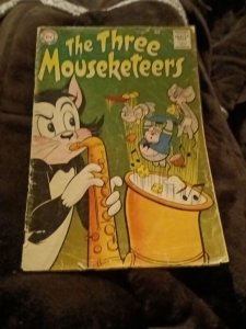 THE THREE MOUSEKETEERS #21, DC Comics, 1959 silver age cartoon funny animal book