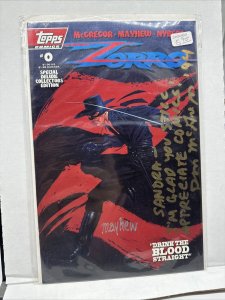 Zorro #0 - Topps Comics 1993 - Near Mint (NM) - Special Collectors  SIGNED