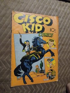 Cisco Kid Comic #1 Golden Age Western Funnyman Super Baby 1944 Superhero Ww2 Era