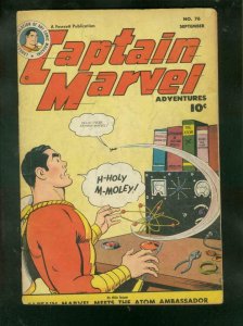 CAPTAIN MARVEL ADVENTURES #76 1947-CC BECK'S OWN COPY VG