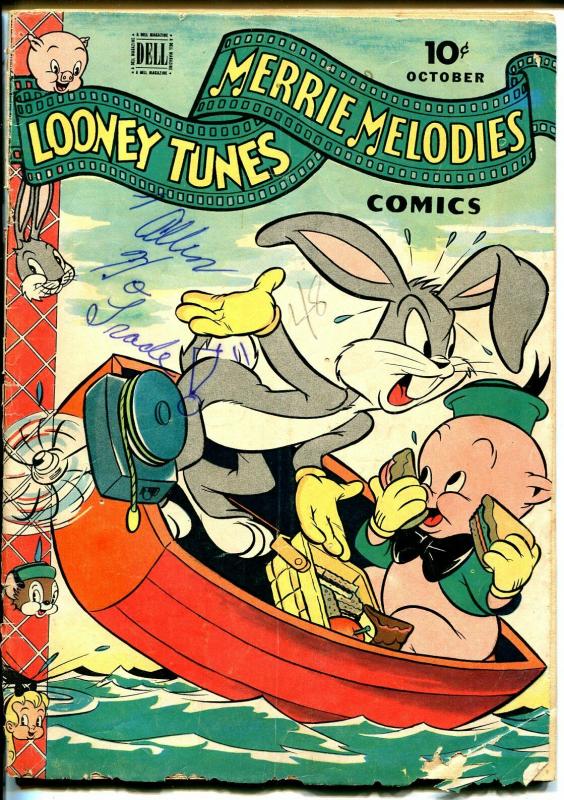 Looney Tunes #48-1945-Dell-Bugs Bunny-Porky Pig-G