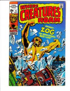 Where Creatures Roam #6 (May-71) FN+ Mid-Grade Zog