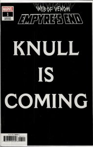 Web of Venom: Empyre's End Black Cover (2021) Venom