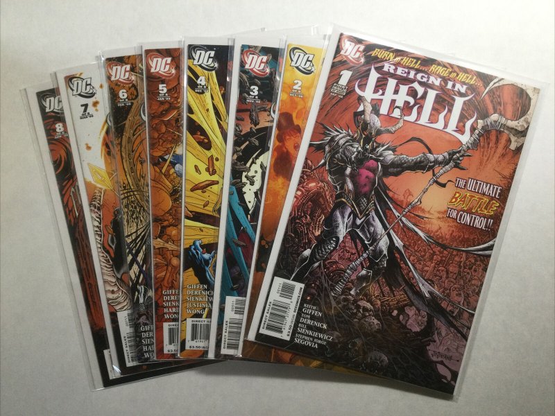 Reign In Hell 1-8 1 2 3 4 5 6 7 8 Lot Run Set Near Mint Nm Dc Comics