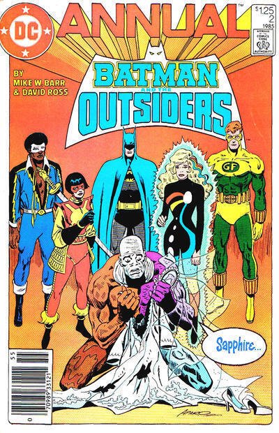 Batman and the Outsiders Annual #2 (Newsstand) VG; DC | low grade comic - we com 