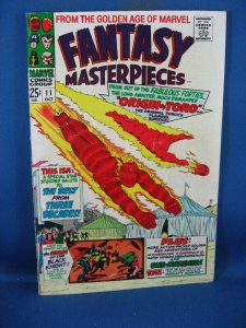 FANTAST MASTERPIECES 11 F VF BLACK KNIGHT HUMAN TORCH SUB MARINER 1967