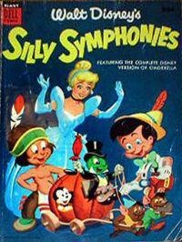 Silly Symphonies #5 FN ; Dell | 1955 Walt Disney's Cinderella